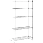 Metallregal - 35 x 90 x 180 cm - 150 kg - grau | Dasgastro.de Metallregal - 35 x 90 x 180 cm - 150 kg - grau
