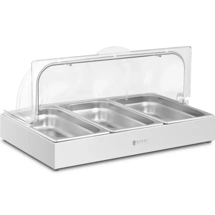 Buffetvitrine - 3 x 2,6 L