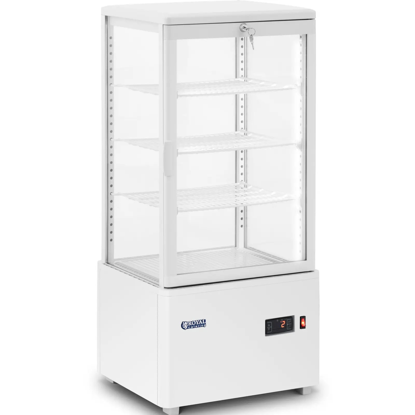 Kühlvitrine - 78 L - 4 Ebenen | Dasgastro.de Kühlvitrine - 78 L - 4 Ebenen