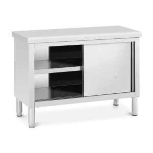 Arbeitsschrank Edelstahl - 120 x 50 cm - 390 kg Tragkraft