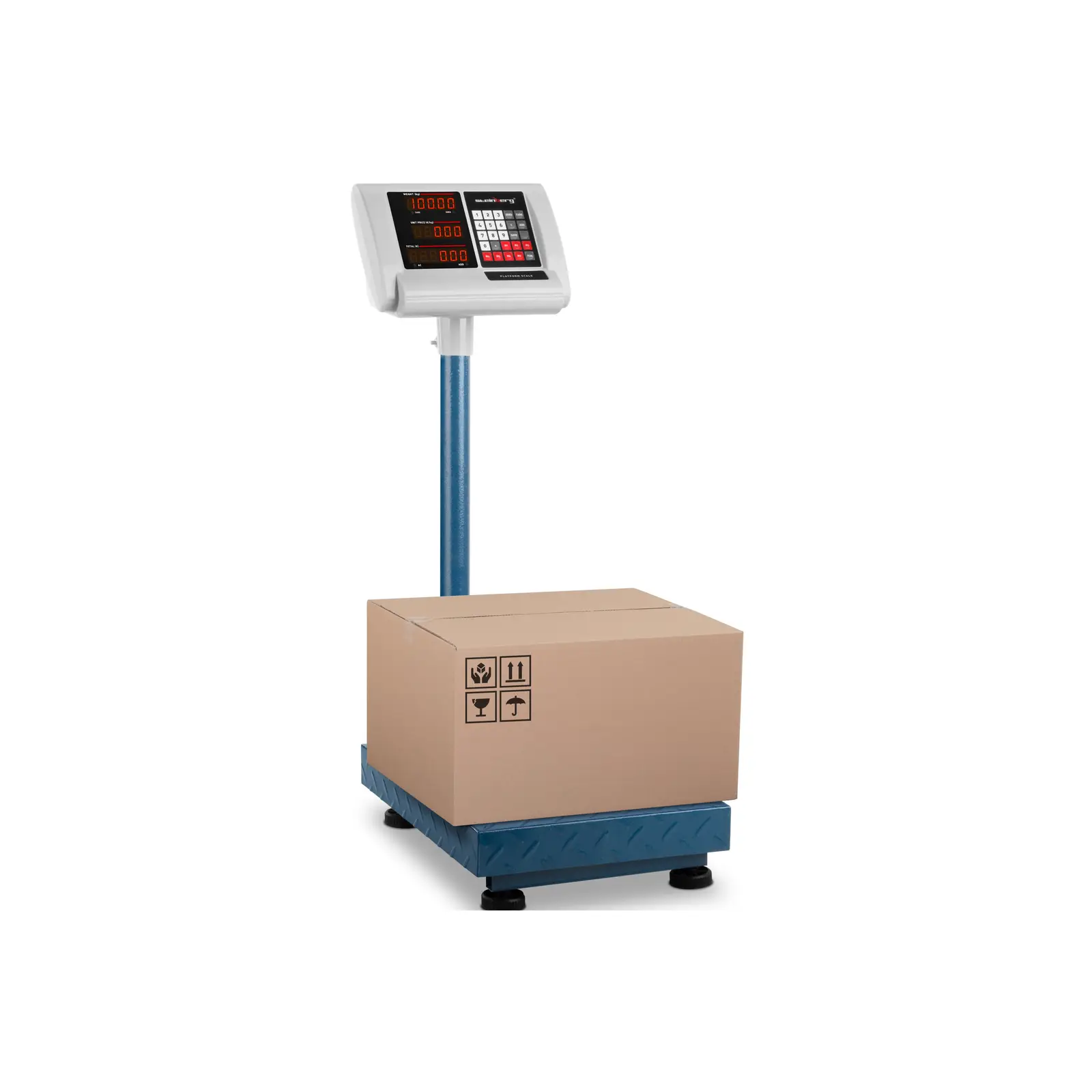 Plattformwaage - 100 kg / 10 g - 40 x 30 cm | Dasgastro.de Plattformwaage - 100 kg / 10 g - 40 x 30 cm
