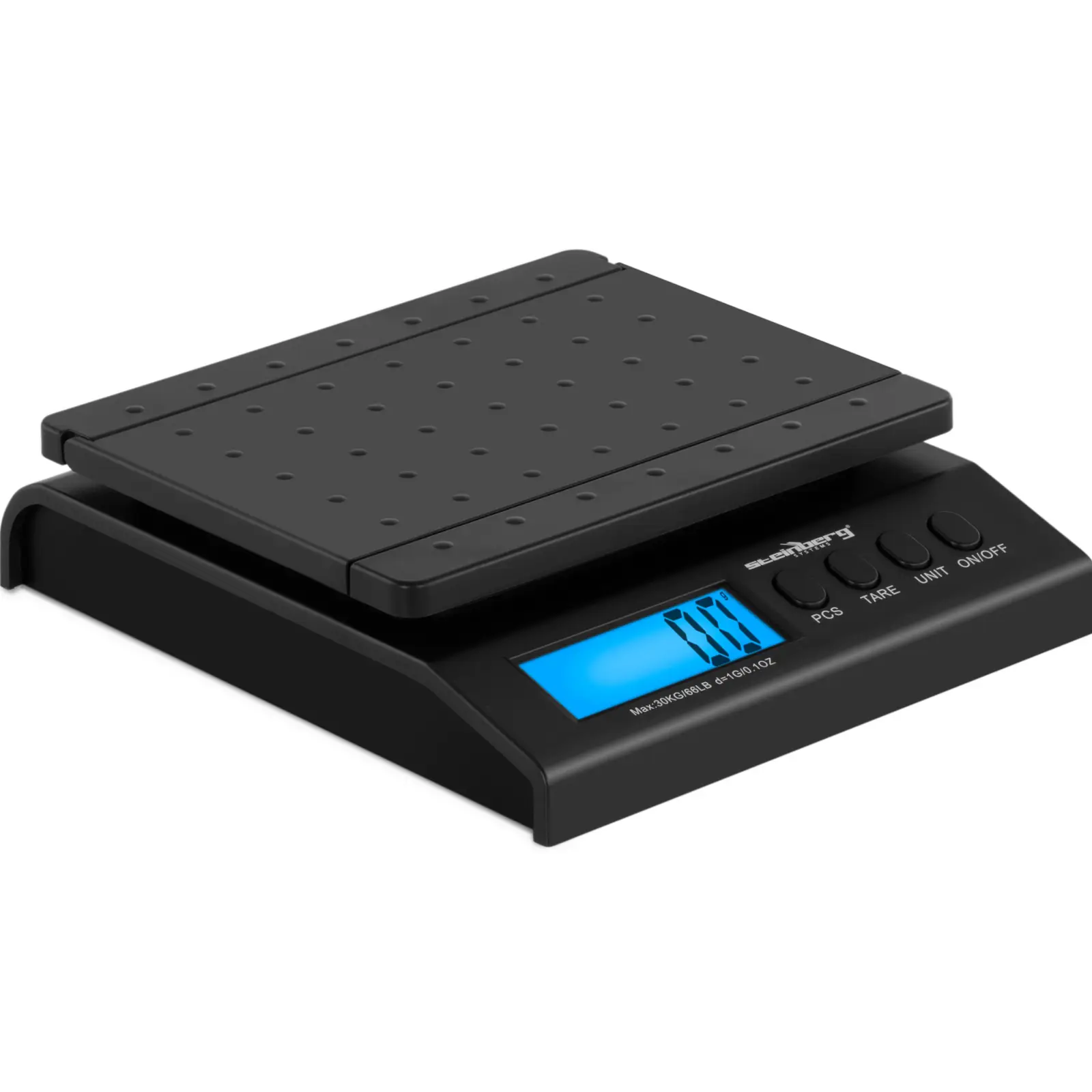 Tischwaage - 30 kg / 10 g - 20 x 25 cm | Dasgastro.de Tischwaage - 30 kg / 10 g - 20 x 25 cm