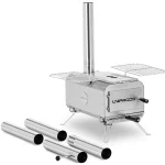 Zeltofen - silbern - klappbar - 460 x 280 x 231 mm - Edelstahl | Dasgastro.de Zeltofen - silbern - klappbar - 460 x 280 x 231 mm - Edelstahl