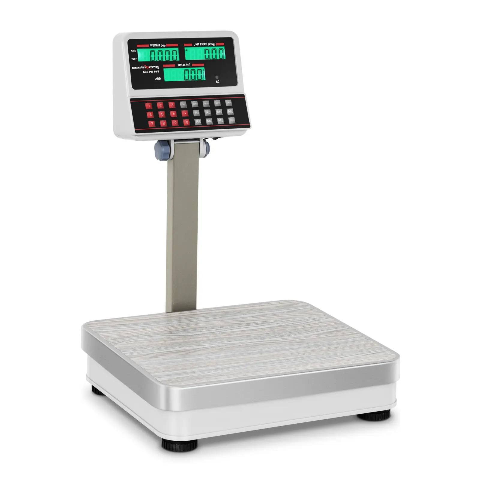 Kontrollwaage mit LCD-Hochanzeige - 60 kg / 5 g | Dasgastro.de Kontrollwaage mit LCD-Hochanzeige - 60 kg / 5 g
