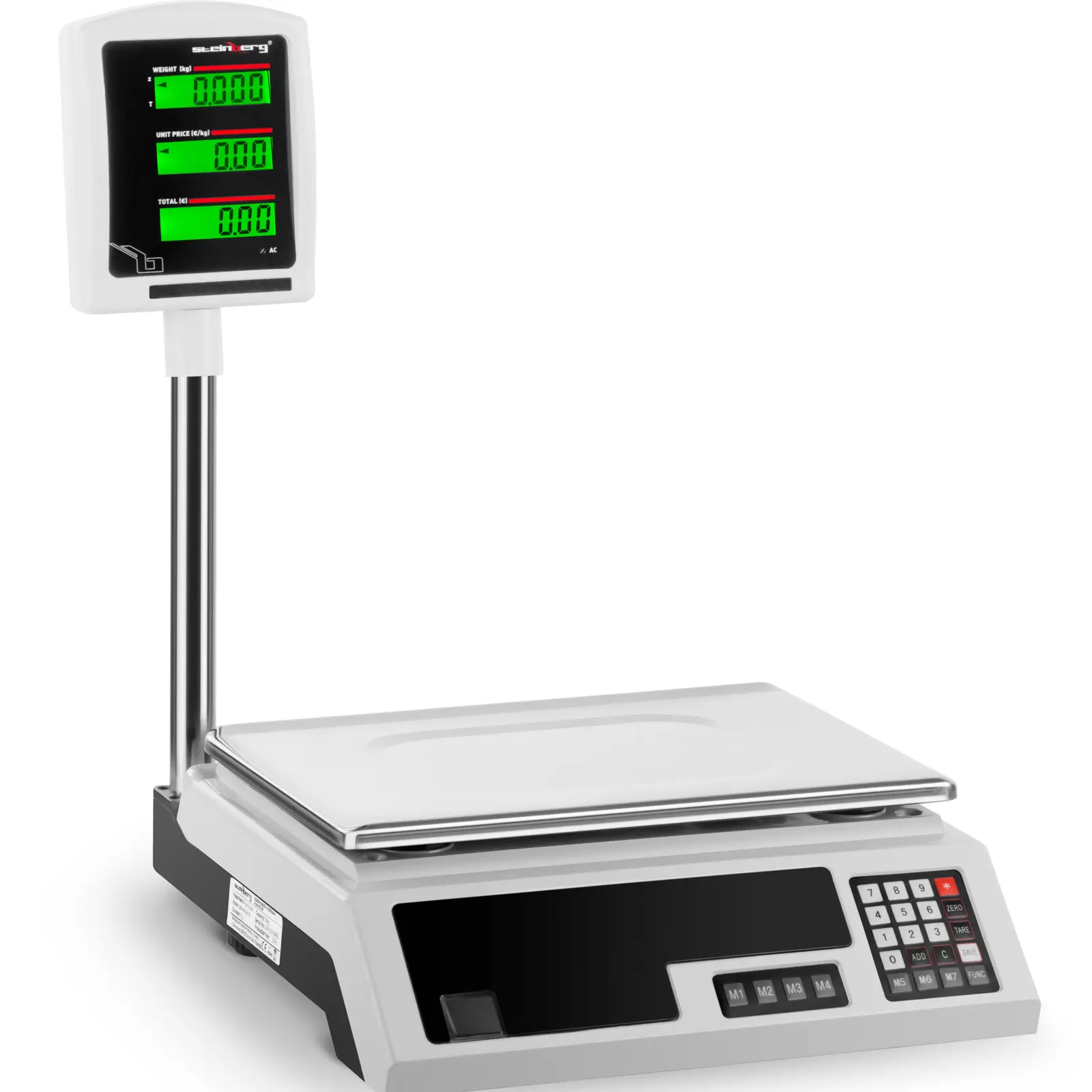 Kontrollwaage - 30 kg / 1 g - 34 x 23 cm - 2 LCD | Dasgastro.de Kontrollwaage - 30 kg / 1 g - 34 x 23 cm - 2 LCD