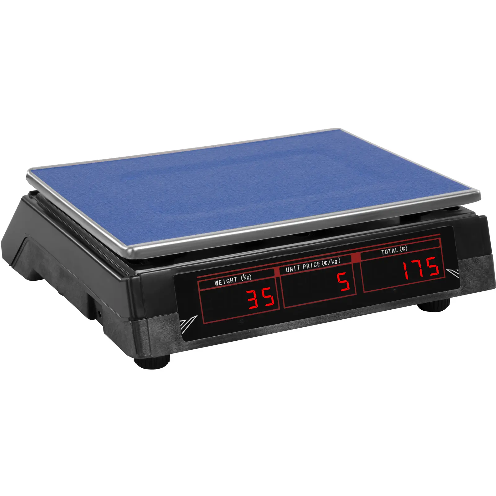Kontrollwaage - 30 kg / 2 g - schwarz - LED | Dasgastro.de Kontrollwaage - 30 kg / 2 g - schwarz - LED