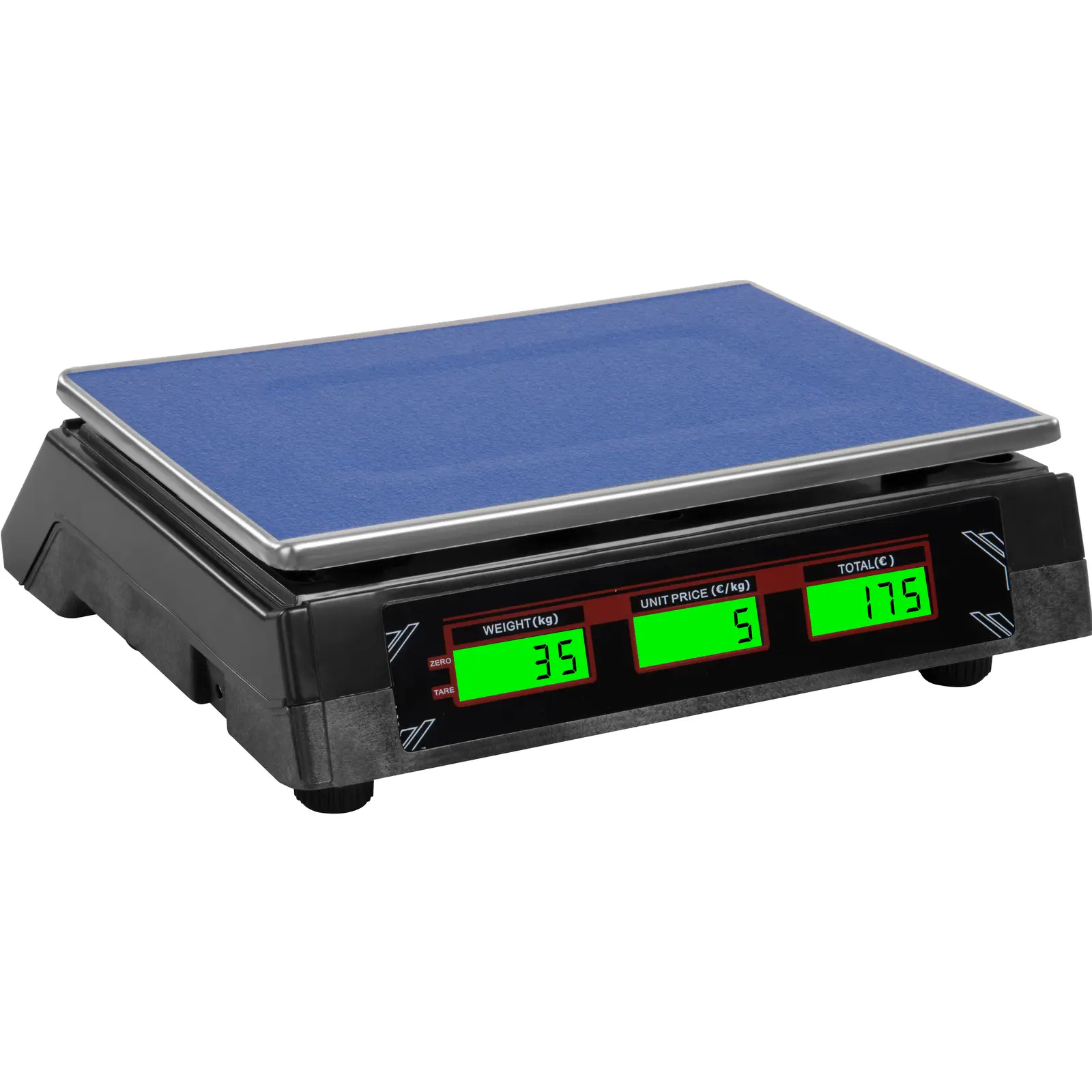 Kontrollwaage - 35 kg / 2 g - schwarz - LCD | Dasgastro.de Kontrollwaage - 35 kg / 2 g - schwarz - LCD