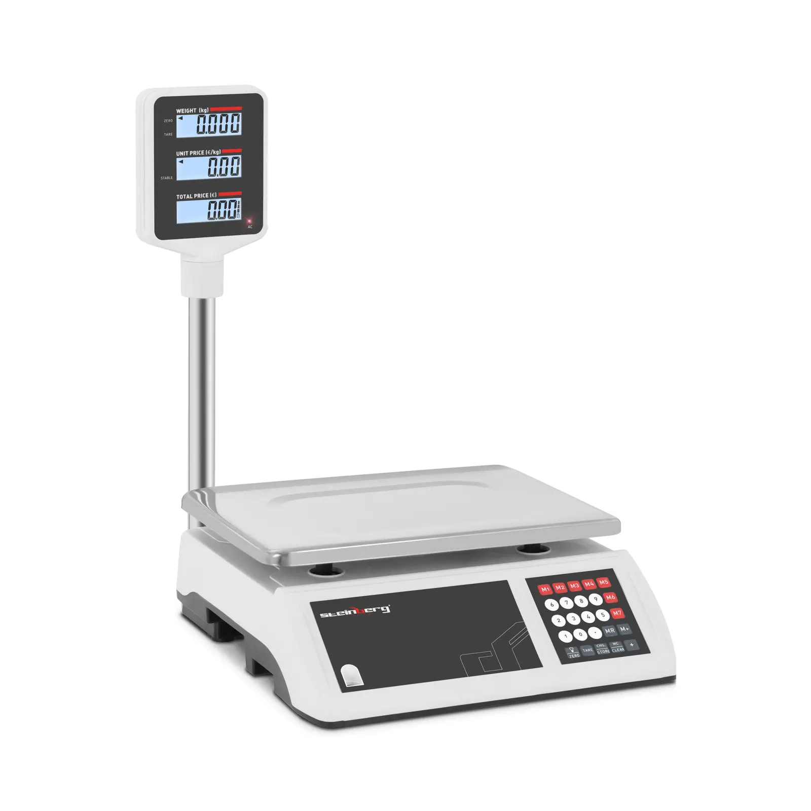 Kontrollwaage - 6 kg / 1 g - LCD-Hochanzeige | Dasgastro.de Kontrollwaage - 6 kg / 1 g - LCD-Hochanzeige