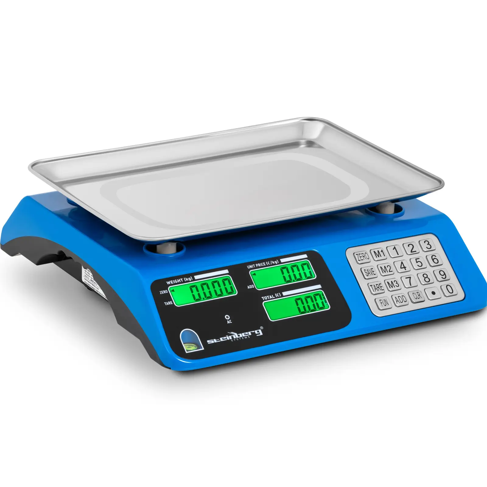 Kontrollwaage - 40 kg / 2 g - Dual LCD - Rand erhöht | Dasgastro.de Kontrollwaage - 40 kg / 2 g - Dual LCD - Rand erhöht