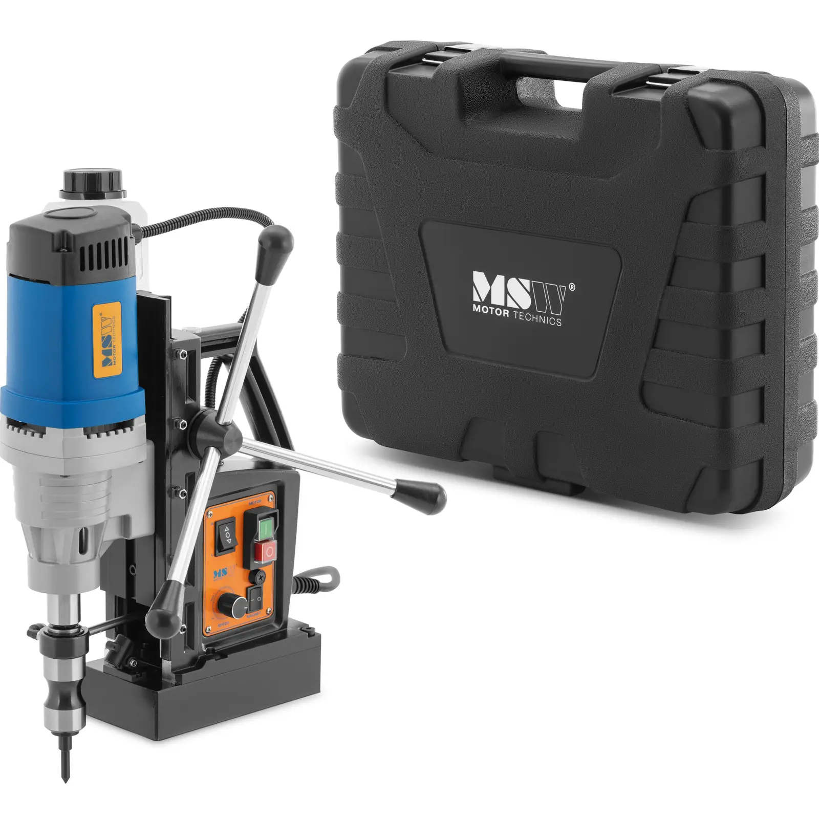 Magnetbohrmaschine - 1300 W - 475 U/min - Weldon-Schaft 19 mm - Laser | Dasgastro.de Magnetbohrmaschine - 1300 W - 475 U/min - Weldon-Schaft 19 mm - Laser