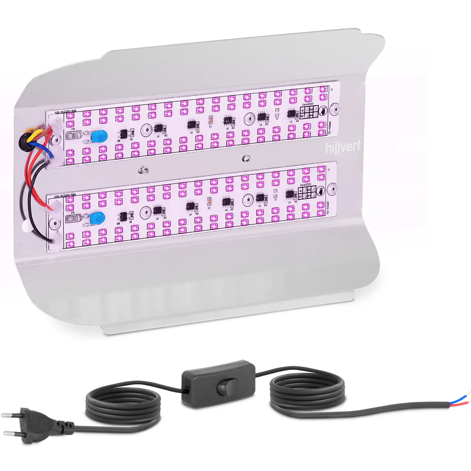 LED-Pflanzenlampe - Vollspektrum - 100 W - 136 LED - 6.000 Lumen - Eurostecker | Dasgastro.de LED-Pflanzenlampe - Vollspektrum - 100 W - 136 LED - 6.000 Lumen - Eurostecker