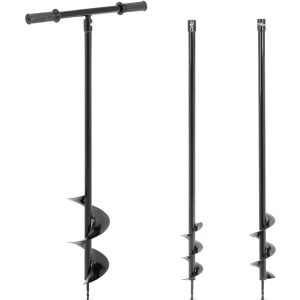 Handerdbohrer 100 cm - mit drei Bohrern: Ø 80, 100, 150 mm
