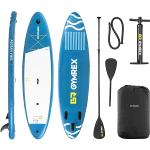 Stand Up Paddleboard - aufblasbar - 125 kg - blau - Doppelkammer - 333 x 82 x 12 cm