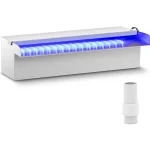 Schwalldusche - 30 cm - LED-Beleuchtung - Blau / Weiß - offener Wasserauslauf | Dasgastro.de Schwalldusche - 30 cm - LED-Beleuchtung - Blau / Weiß - offener Wasserauslauf