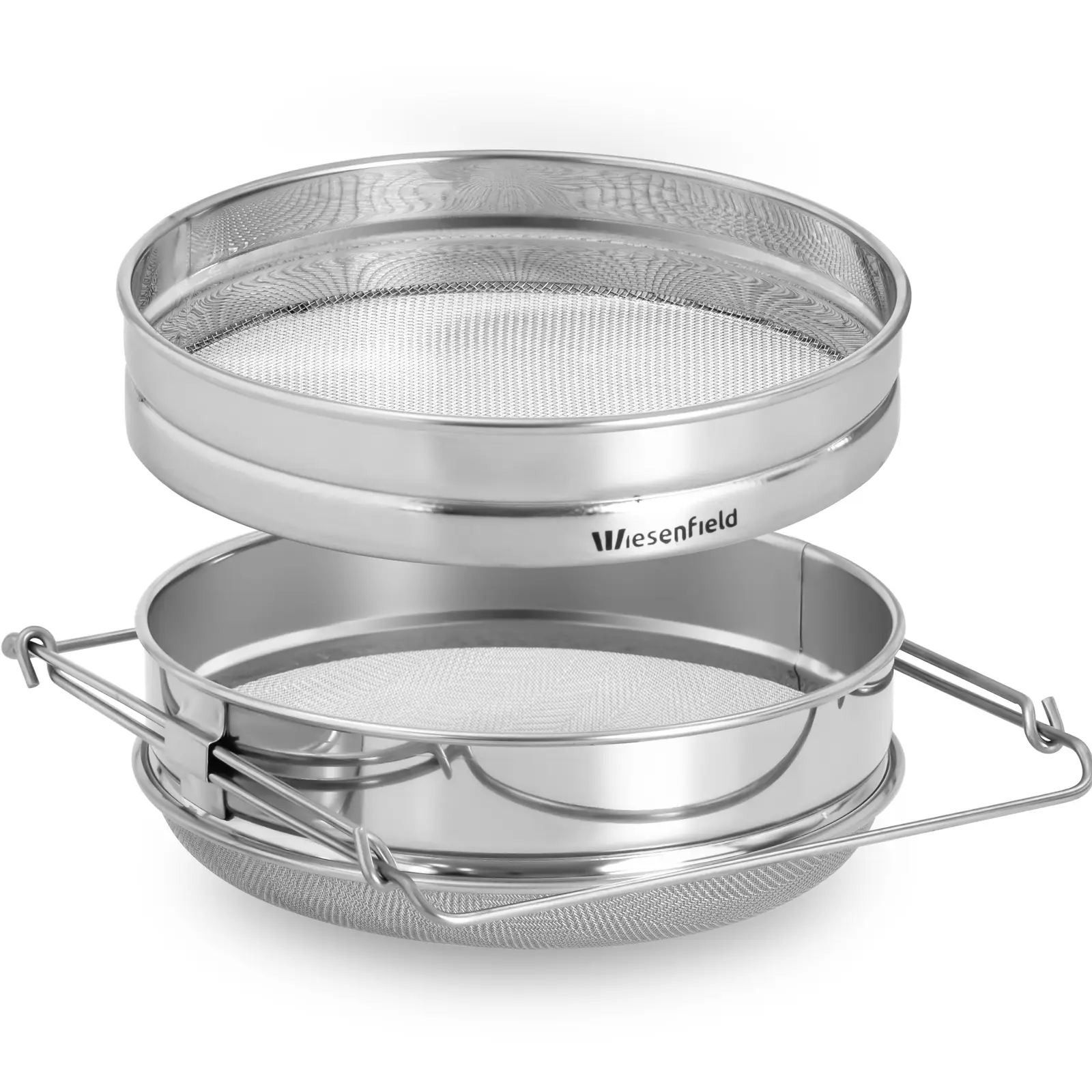Honigsieb - Doppelsieb - Edelstahl - 24 cm | Dasgastro.de Honigsieb - Doppelsieb - Edelstahl - 24 cm