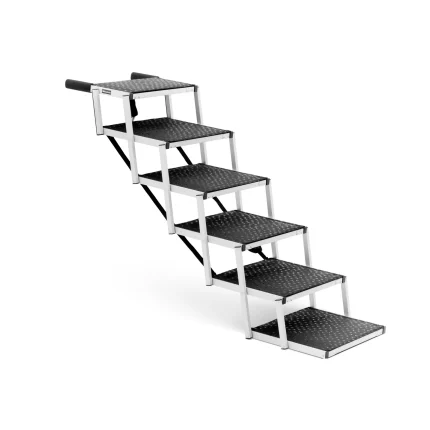 Hundetreppe - Höhe: 81 cm - 68 kg - 6 Stufen