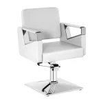 Friseurstuhl - 445-550 mm - 200 kg - Mattweiß