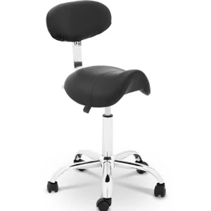 Sattelstuhl - 530 - 665 mm - 150 kg - Schwarz
