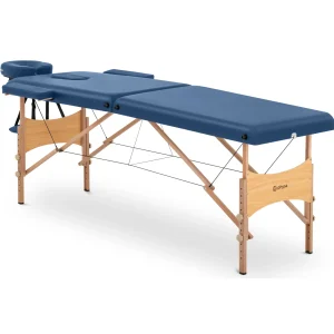 Massageliege klappbar - 185 x 60 x 63 - 86 cm - 227 kg - Blau