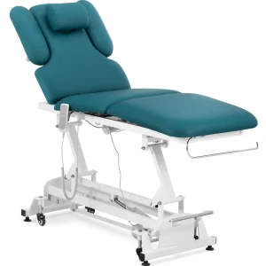 Massageliege elektrisch - 3 Motoren - 250 kg - Türkis