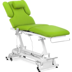 Massageliege elektrisch - 3 Motoren - 250 kg - Hellgrün
