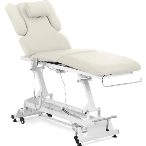 Massageliege elektrisch - 3 Motoren - 250 kg - Beige
