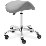 Sattelhocker - 570 - 750 mm - 150 kg - Hellgrau