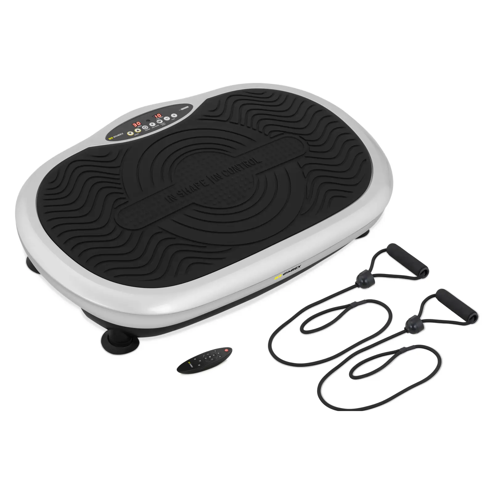 Vibrationsplatte - 54 x 30,5 cm - bis 120 kg - Fernbedienung | Dasgastro.de Vibrationsplatte - 54 x 30,5 cm - bis 120 kg - Fernbedienung