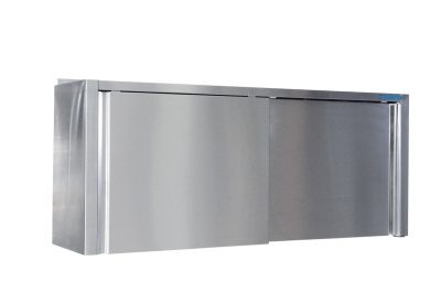 Edelstahlhängeschrank - T 400 x B 1400 mm