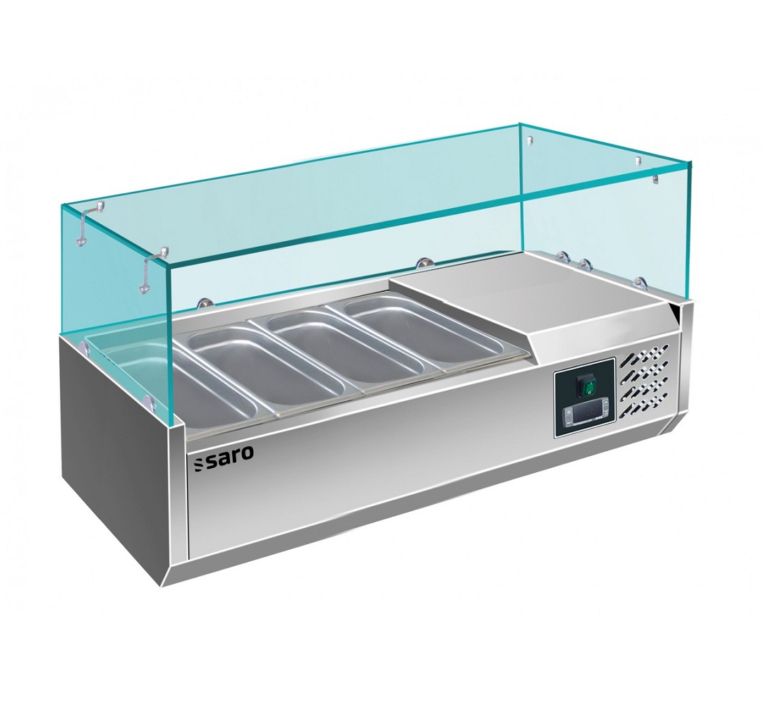 Aufsatzkühlvitrine Modell EVRX 1200/380 | Dasgastro.de Aufsatzkühlvitrine Modell EVRX 1200/380