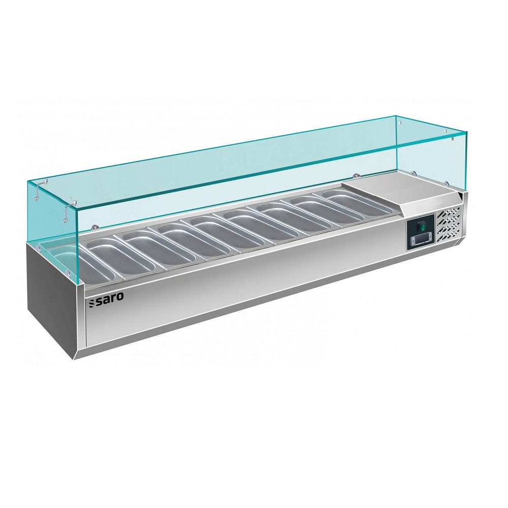 Aufsatzkühlvitrine Modell EVRX 2000/380 | Dasgastro.de Aufsatzkühlvitrine Modell EVRX 2000/380