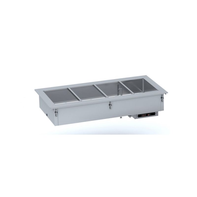 EINBAU BAIN-MARIE 4/1 - AUTOMATISCHE WASSERBEFÜLLUNG