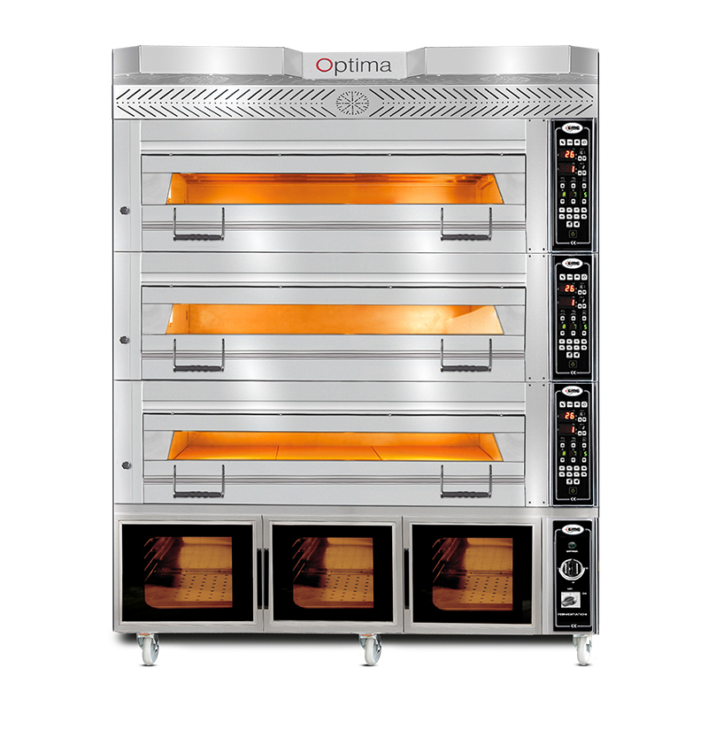 GMG Bäckerei & Konditorei Ofen - 3 x 13,3 kW - 128 x 84 x 18cm x 3 - PB3M-128 | Dasgastro.de GMG Bäckerei & Konditorei Ofen - 3 x 13,3 kW - 128 x 84 x 18cm x 3 - PB3M-128