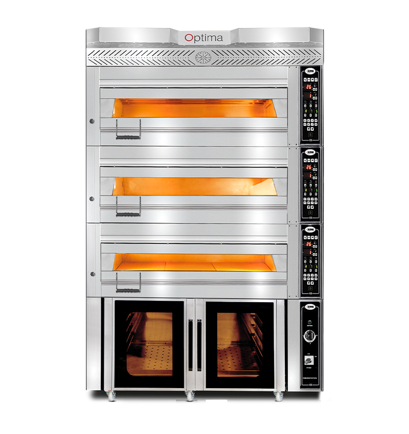 GMG Bäckerei & Konditorei - 3 x 7,5 kW - 84 x 84 x 18cm - PB3M-84 | Dasgastro.de GMG Bäckerei & Konditorei - 3 x 7,5 kW - 84 x 84 x 18cm - PB3M-84