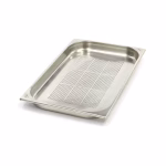 Gastro Gastronormbehälter - 1/1 GN - 4 cm Tief - Edelstahl - Perforiert