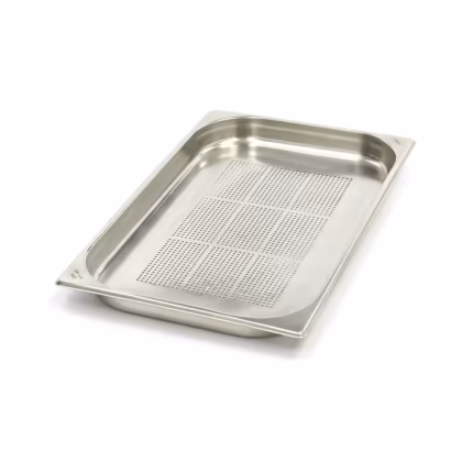 Gastro Gastronormbehälter - 1/1 GN - 4 cm Tief - Edelstahl - Perforiert