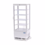 Gastro Kühlvitrine - 98 l - 43 cm - Weiß | Dasgastro.de Gastro Kühlvitrine - 98 l - 43 cm - Weiß