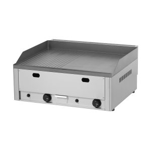 Gas Grillplatte 600 x 600 mm1/2 glatt u. 1/2 gerillt