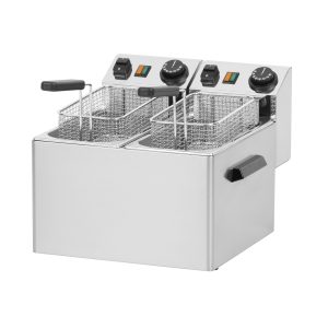 Elektro Doppelfriteuse - 2 x 3 kW - 230 V