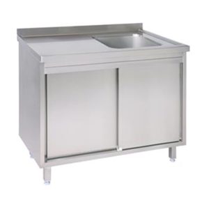 Spültisch mit Ablage links - 1200 x 700 x 850 mm