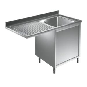 Einzel Spülschrank mit Flügeltür und (Ablage links) - 1500 x 700 x 900 mm