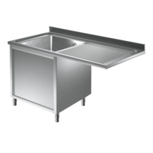 Einzel Spülschrank ECO mit Flügeltür und (Ablage rechts) - 1400 x 700 x 900 mm