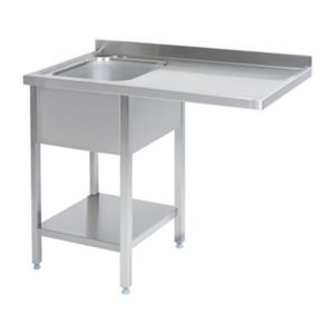 ECO Spülcenter mit Bodenregal (Ablage rechts) - 1400 x 600 x 900 mm