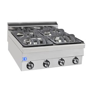 Gasherd 4 Flammen - 800 x 700 mm