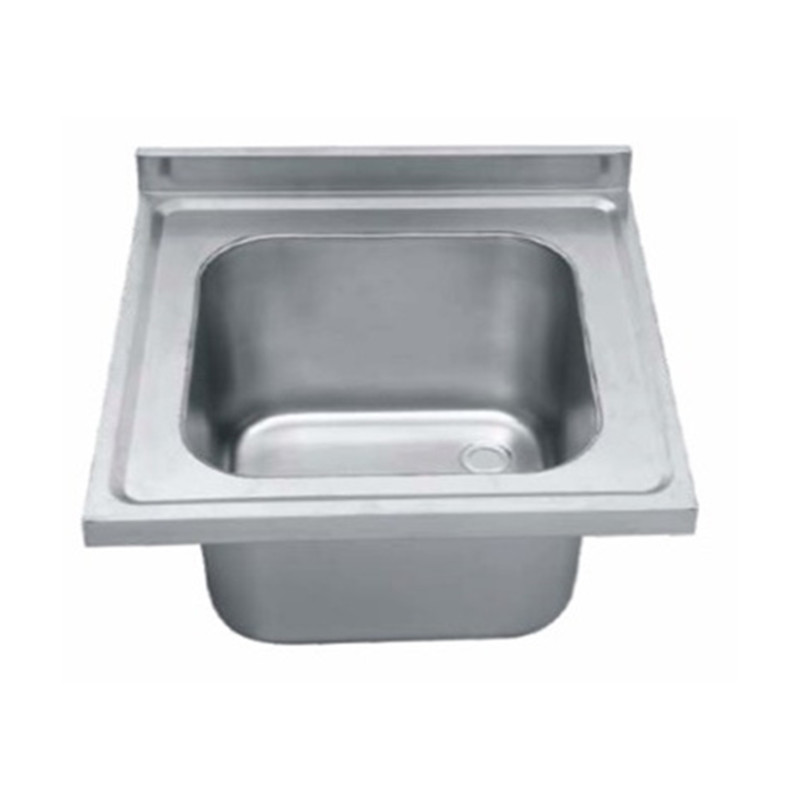 Spülbecken ohne Abtropffläche - 500 x 500 x 200 - 240 mm | Dasgastro.de Spülbecken ohne Abtropffläche - 500 x 500 x 200 - 240 mm