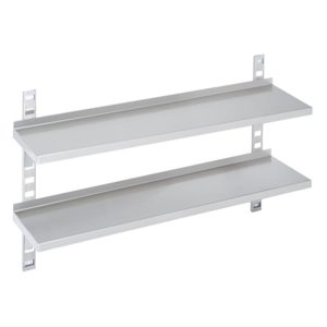 Doppeltes Wandbord Tiefe 200 mm - 1000 x 200 x 100 mm