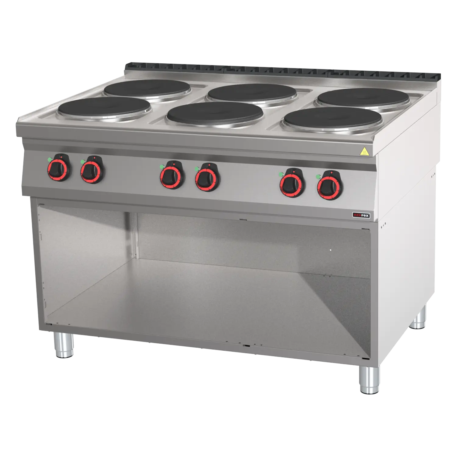 Herd elektrisch 6 Kochplatten | REDFOX - SP 90/120 E | Dasgastro.de Herd elektrisch 6 Kochplatten | REDFOX - SP 90/120 E