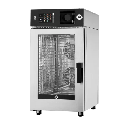 Kombidämpfer SLIM elektrisch 10x GN 1/1 automatische Wäsche Einspritzung Touchdisplay Bedienfeld 7" 400 V linke Tür | RM - MSTBD 1011 EL