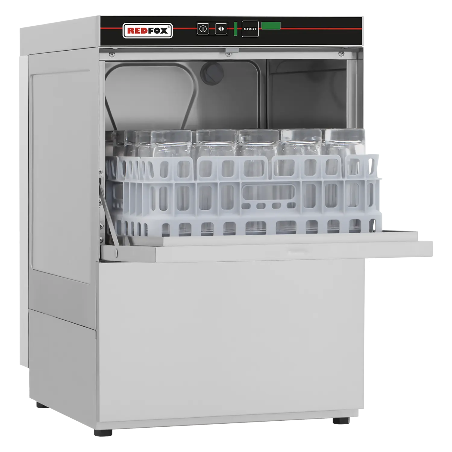 Geschirrspülmaschine einwandig 35x35 - 230 V | REDFOX - QQI 37 | Dasgastro.de Geschirrspülmaschine einwandig 35x35 - 230 V | REDFOX - QQI 37