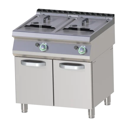 Gasfritteuse 2x 17lmit Unterbau | RM - FE 780/17 G